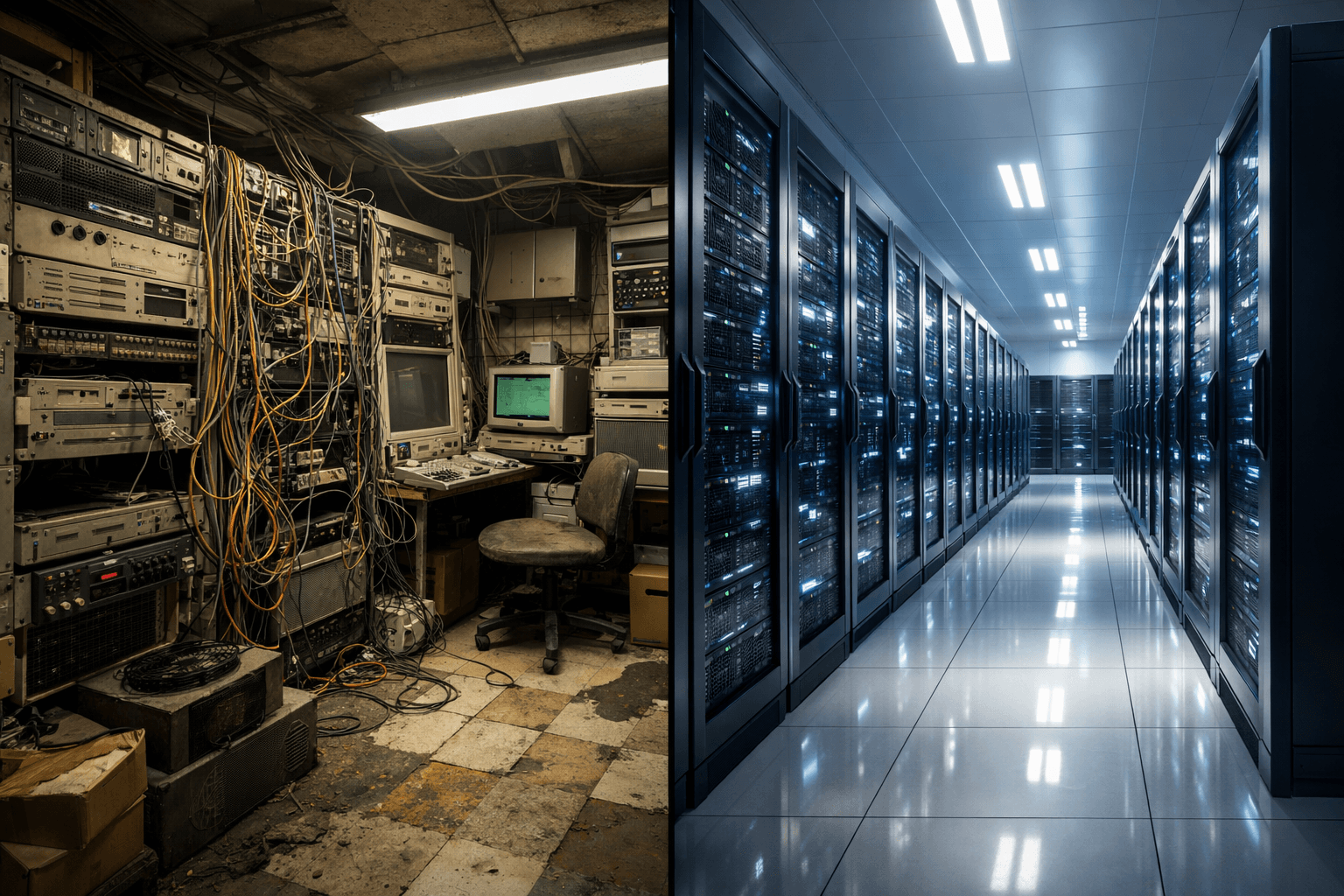 DCIM Software Comparison - Legacy vs Modern