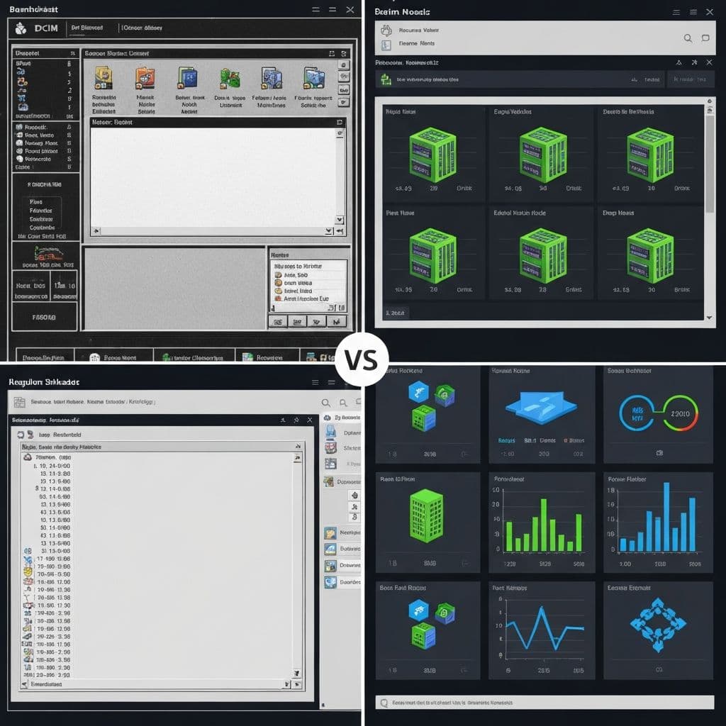 Old DCIM vs Modern DCIM comparison